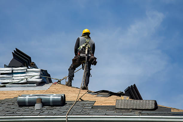 Professional Metal Roofing technician working in Laceyville, PA